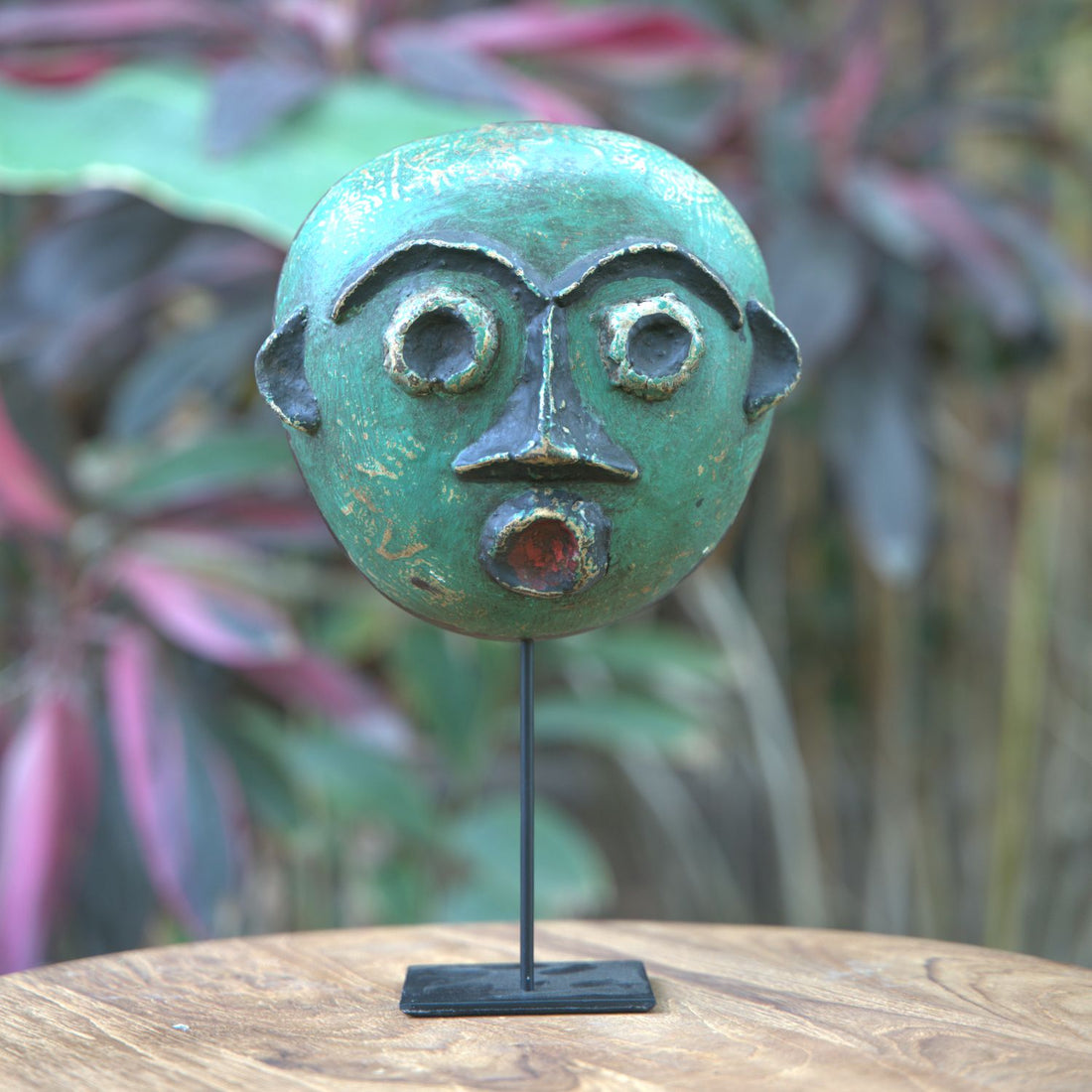 Coconut Hand Carved Mask