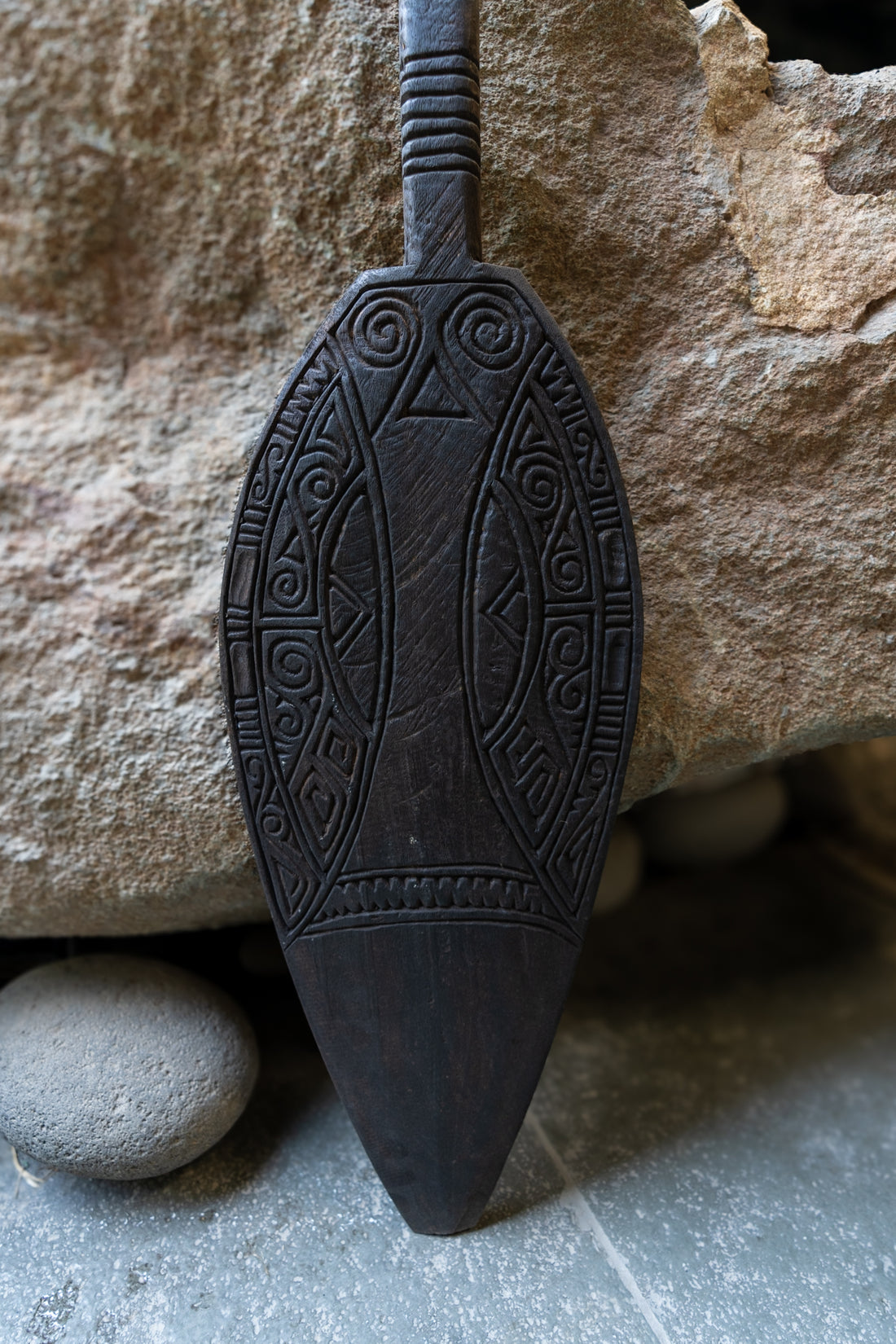 Carved Wodden Paddle