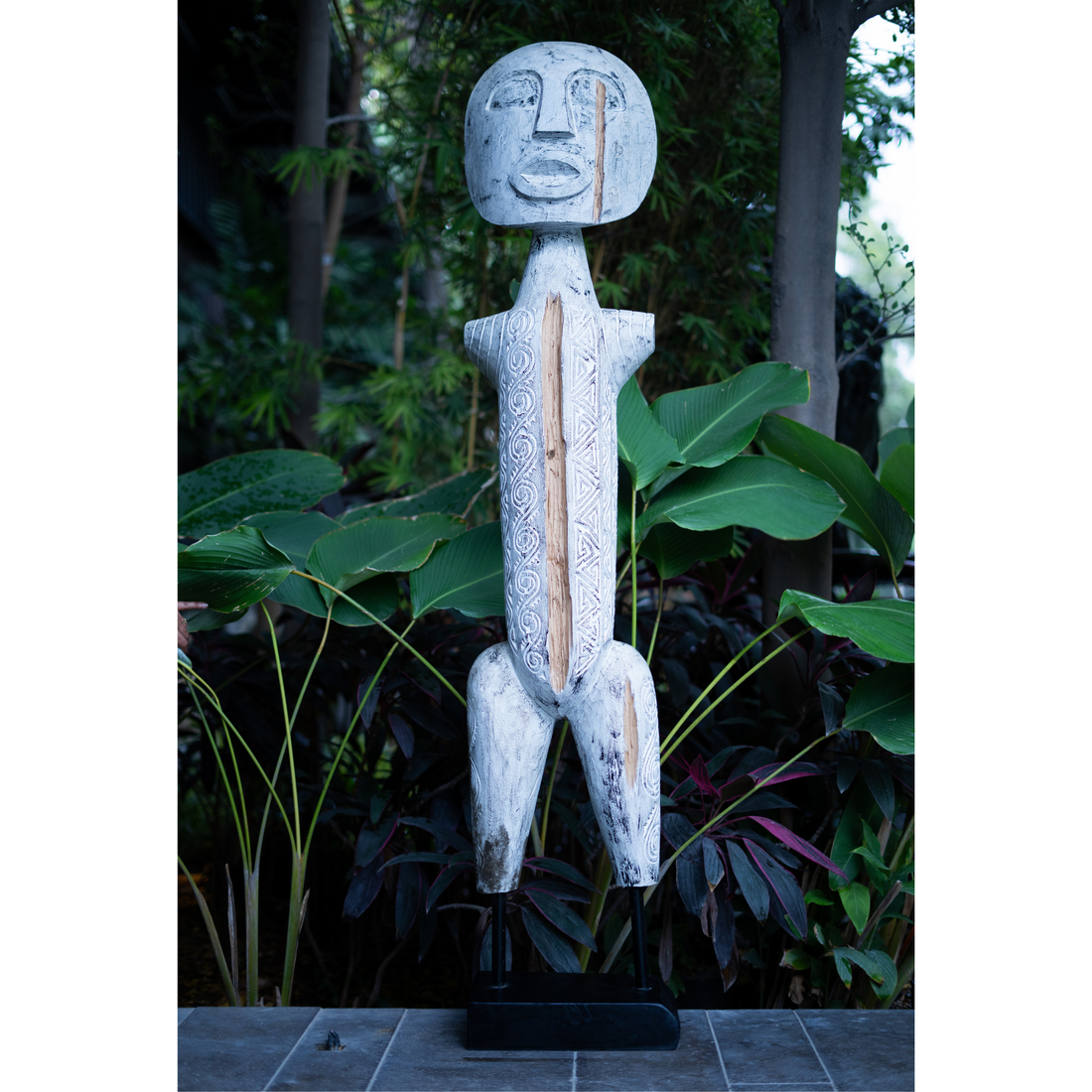 Primitive Man with Engraving (Set of 2)