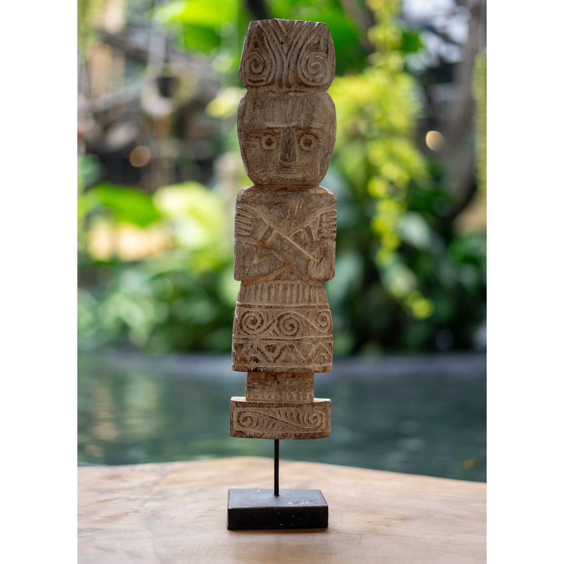 Timor Totems on Metal Stand (Set of 2)