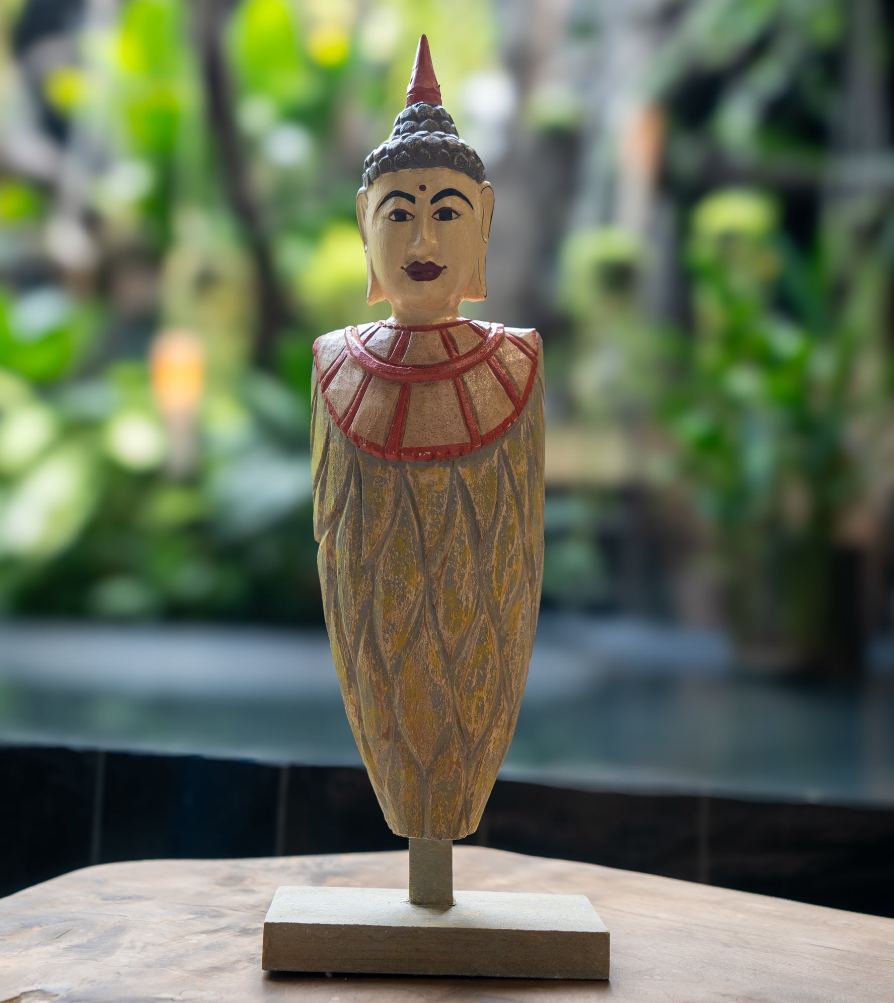 Wooden Carved Buddha